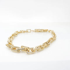 Zwart-beige geometrische sandaal