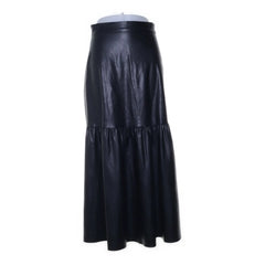 Lindex | Zwarte Leren Maxi-rok