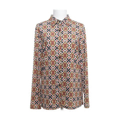 Naiz Collection | Multicolor blouse met geometrisch patroon