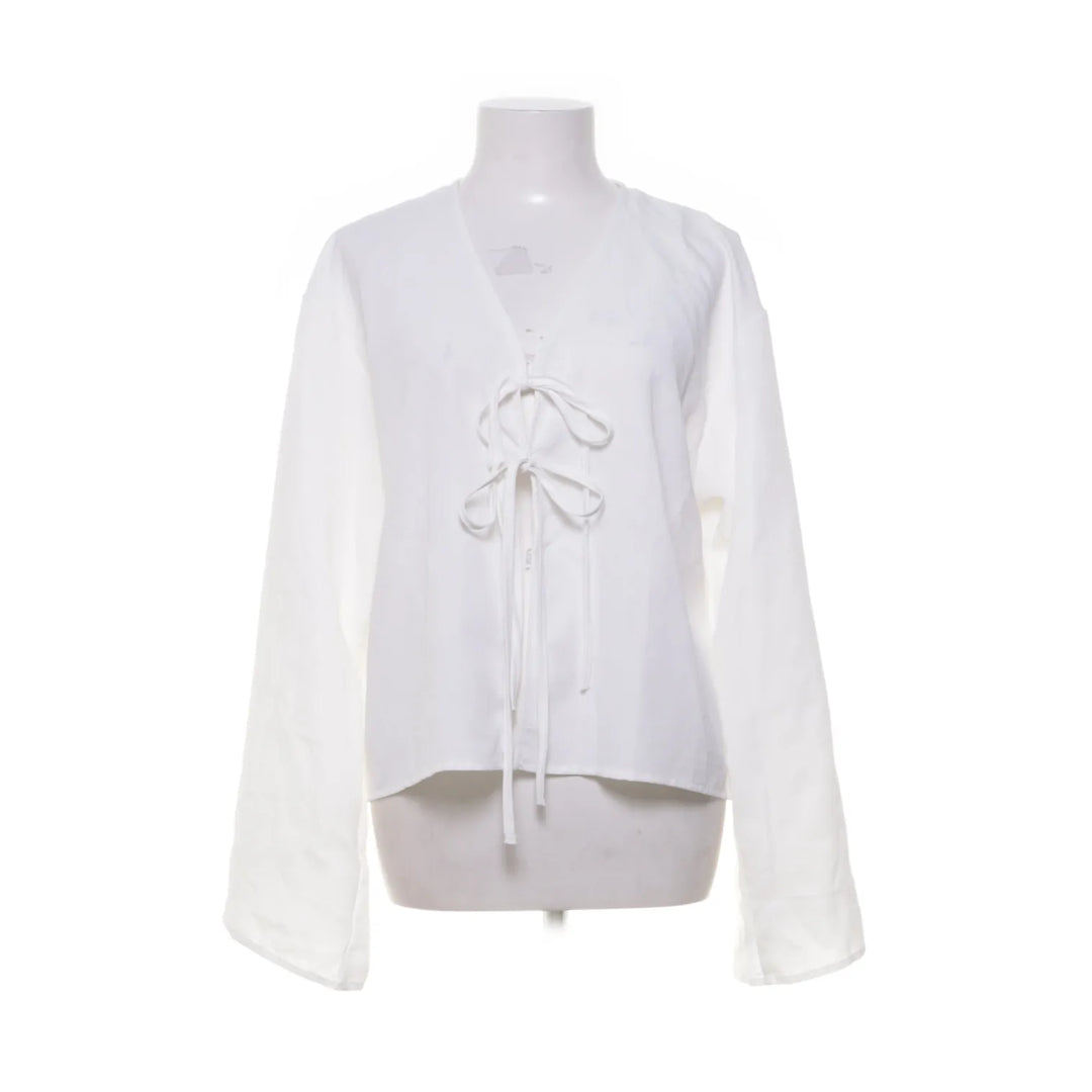 Wit - Wikkelblouse