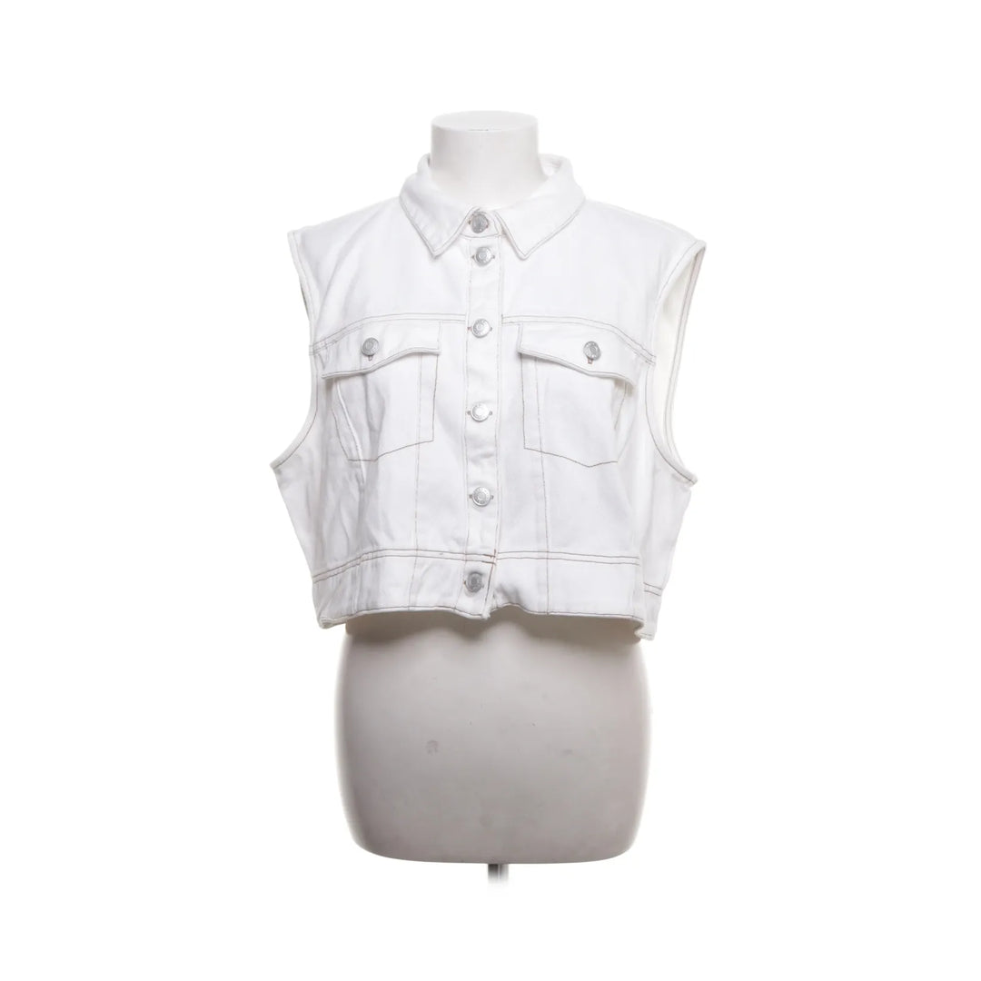 Noisy May | Wit - Spijker gilet