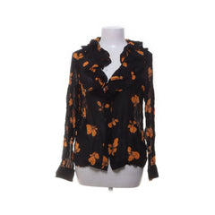 Ganni | Zwart, Oranje - Blouse