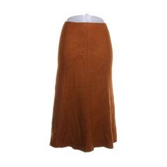 YAS | Bruine suède midi-rok