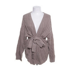 Saint Tropez | Grijze Gebreide Kimono-Vest
