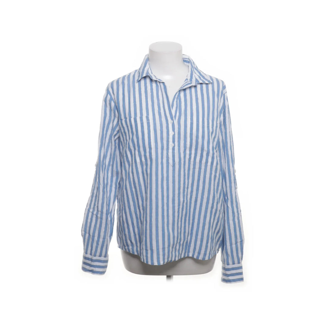 Conbipel | Blauw, Wit - Blouse