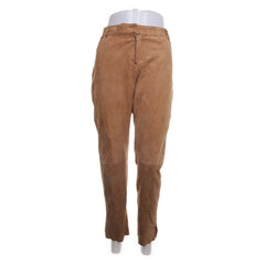 Rabarbers Saloner | Bruine suède broek