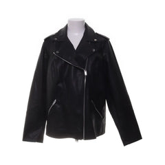 Kiabi | Zwarte leren motorjas