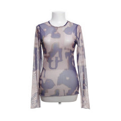 Weekday | Paarse doorschijnende camouflage top