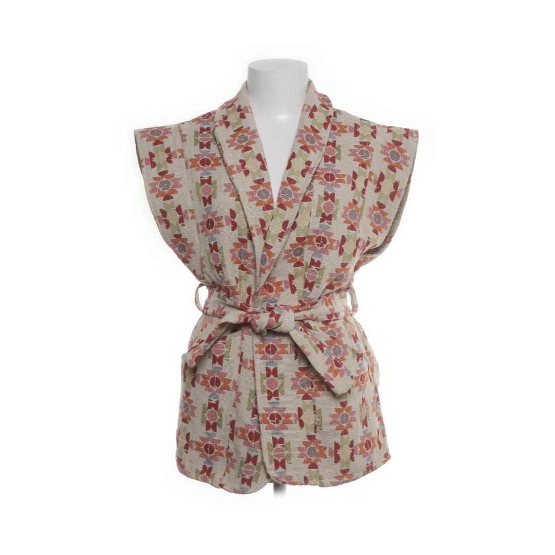 Beige, Meerkleurig - Gilet