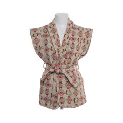 Beige, Meerkleurig - Gilet