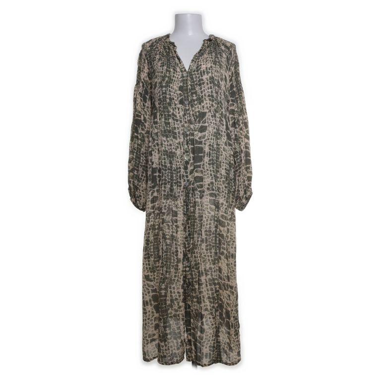 Stajl | Groene maxi-jurk met grafische print