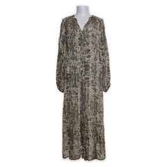 Stajl | Groene maxi-jurk met grafische print