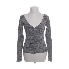 Ganni | Grijze gebreide cardigan