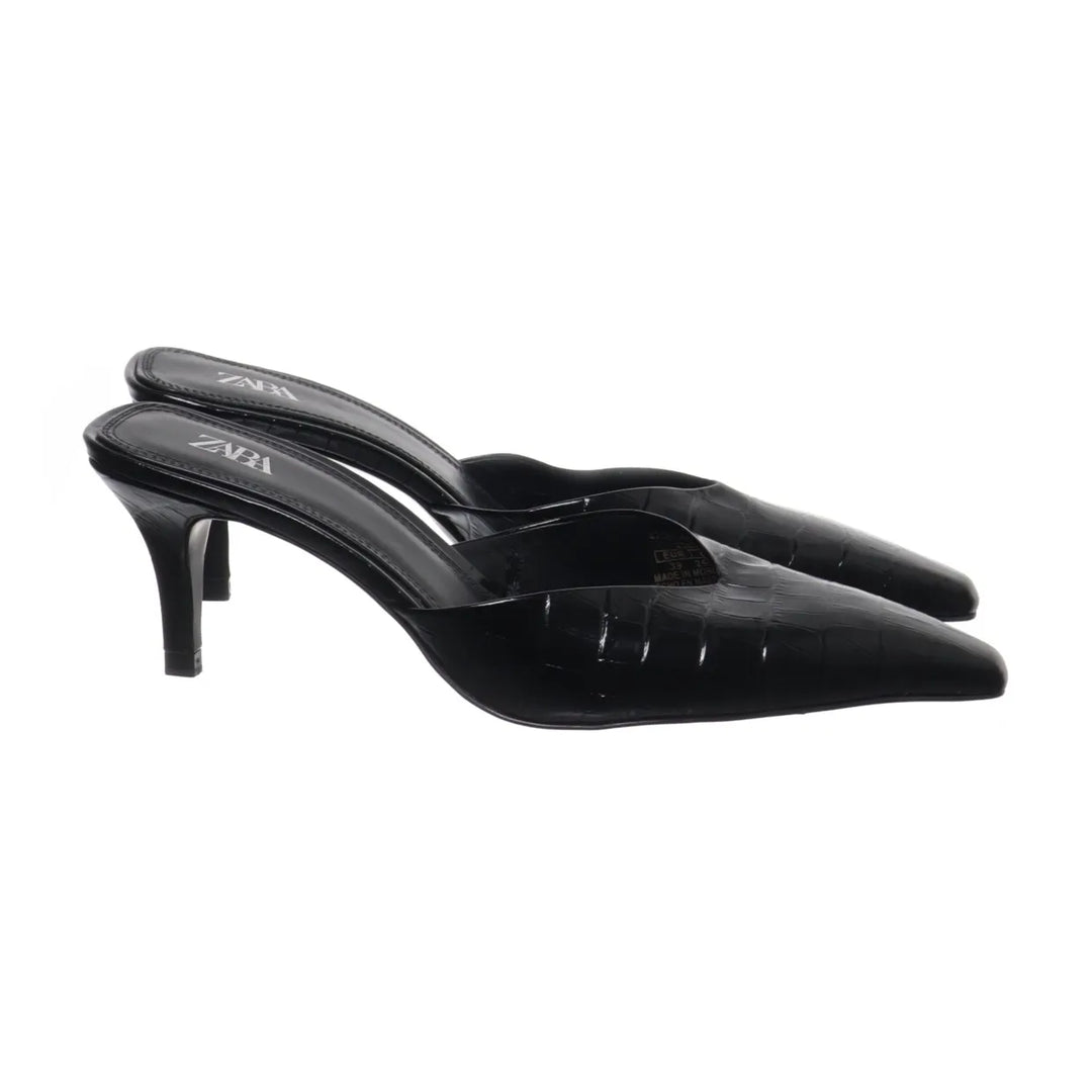 Zara | Zwart - Muiltjes