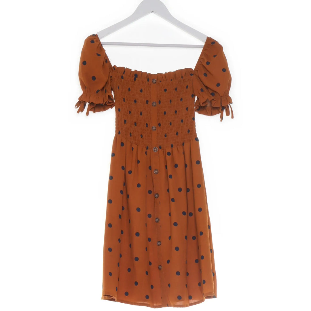 Brave Soul | Oranje, Blauw, Meerkleurig - Jurk