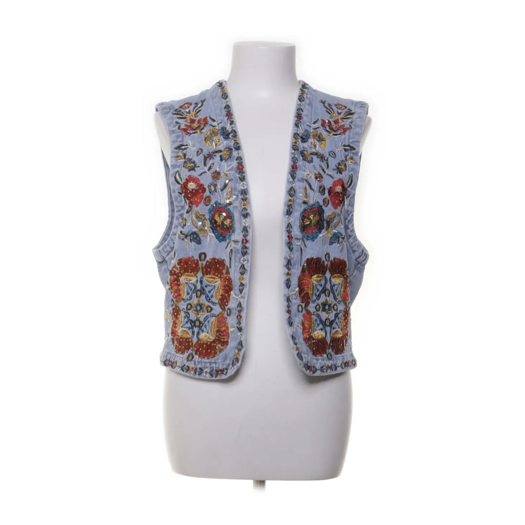 Blauw, Meerkleurig - Spijker gilet