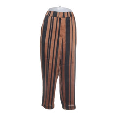 Soaked in Luxury | Bruine gestreepte broek