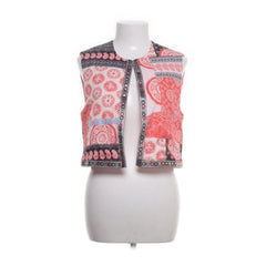Gilet | Roze Paisley Gilet