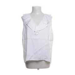 Sportalm | Witte mouwloze ruche blouse