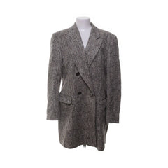 Umberto Ginocchietti | Grijze Tweed Oversized Blazer