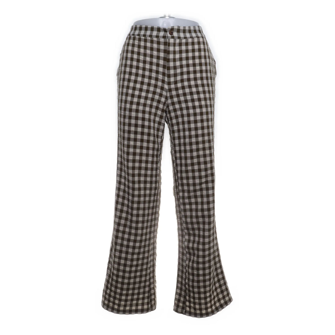 Selected Femme | Groen, Wit - Palazzo broek