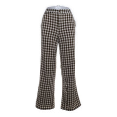 Selected Femme | Groen, Wit - Palazzo broek