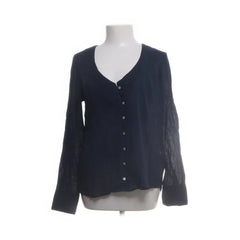 Lefties | Donkerblauwe gebreide cardigan