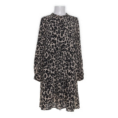 Ichi | Zwart, Beige - Jurk