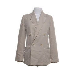 Mango Suit | Beige blazer met dubbele knoopsluiting