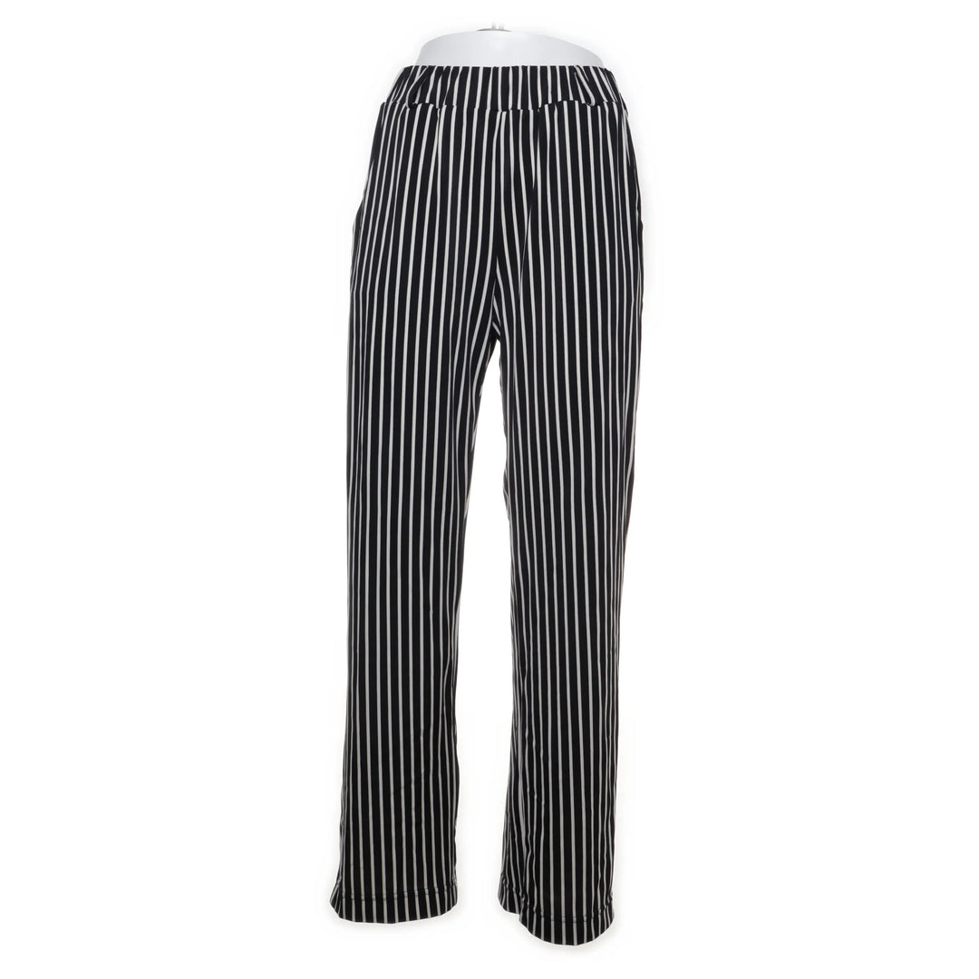 G-Maxx | Zwart, Wit - Palazzo broek