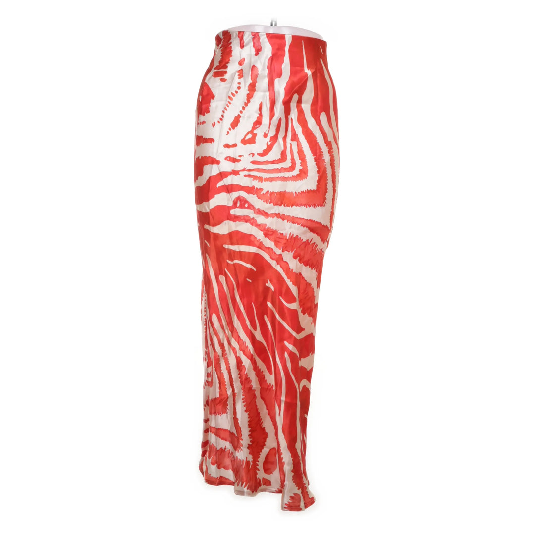 Alise | Rood, Meerkleurig - Maxi rok