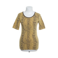 Wolford | Gele slangenprint top