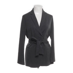 STOCKH LM | Grijze Jacketblazer met Ceintuur