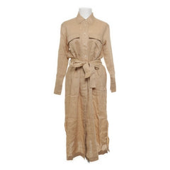 Mango | Beige Maxi Shirtjurk