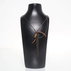 Vintage by Fe | Bruin - Ketting