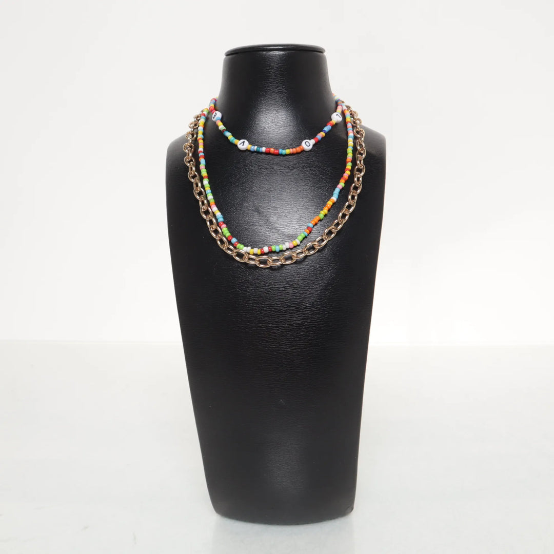 Goud, Meerkleurig - Ketting