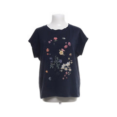 ESPRIT | Donkerblauw T-shirt met bloemenprint