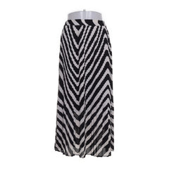 Eksept | Zwart, Wit - Maxi rok