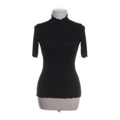 Samsøe & Samsøe | Zwarte ribgebreide coltrui