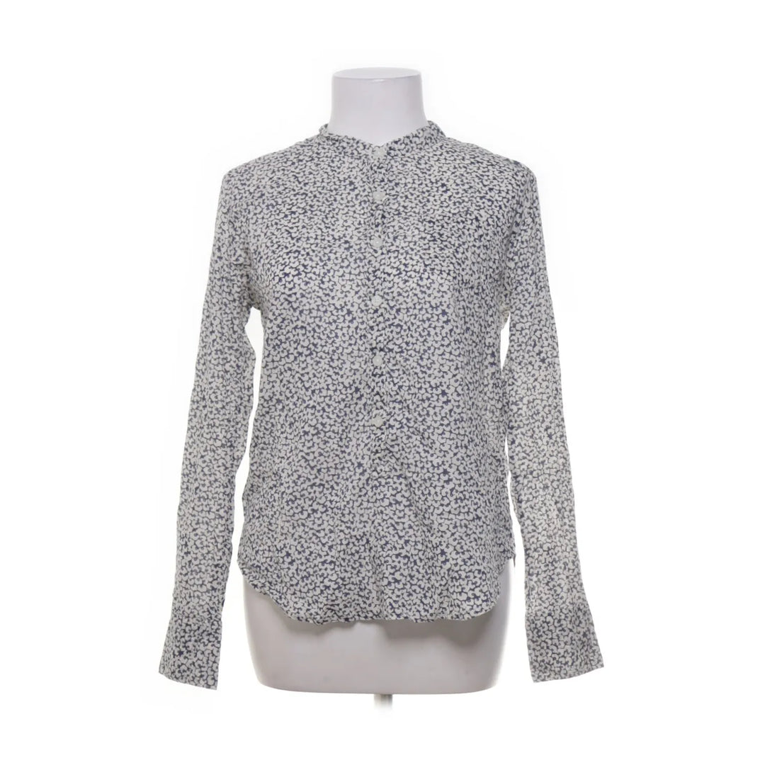 Nué Notes | Wit, Blauw - Blouse