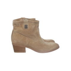 Vagabond | Beige suède enkellaarsjes