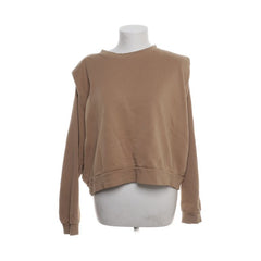 H&M | Beige sweater met ronde hals en verlaagde schouders