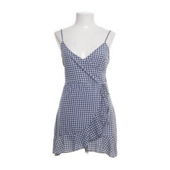 PrettyLittleThing | Blauw, Wit - Jurk