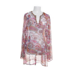 Cassani | Roze Paisley Tuniekblouse