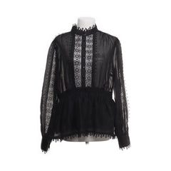 Y.A.S | Zwarte kanten blouse