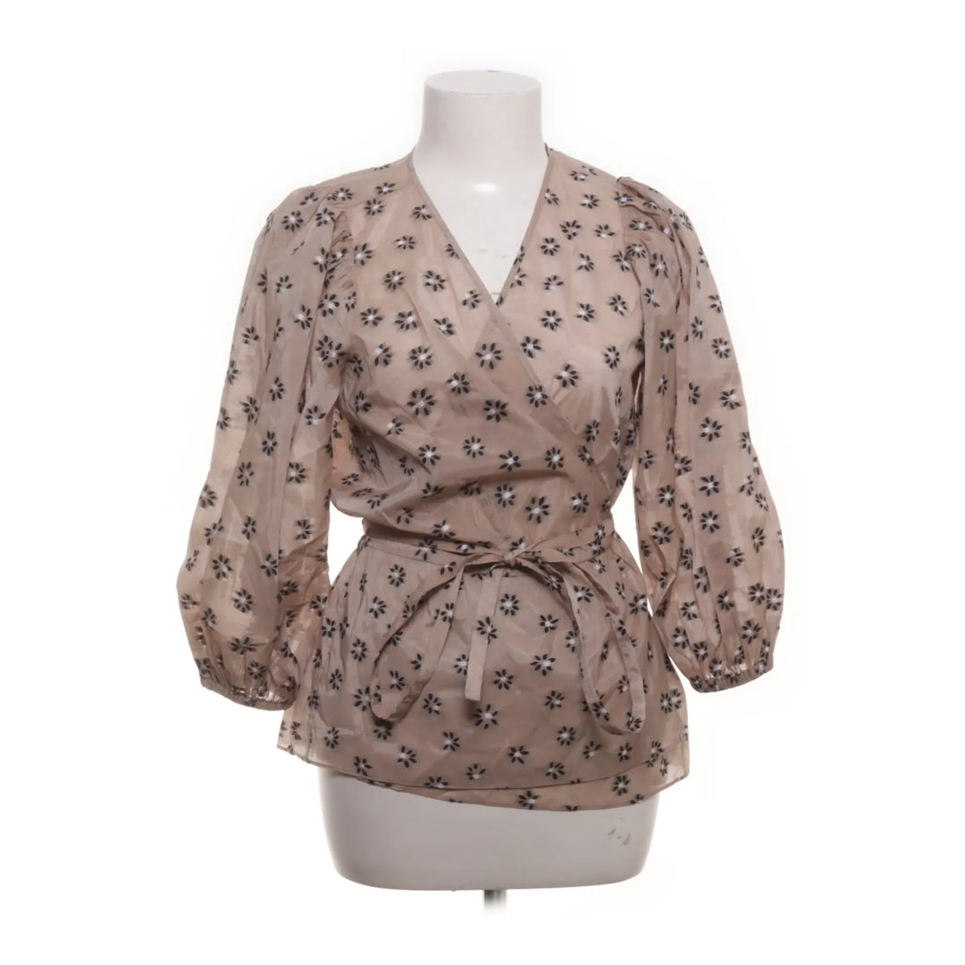 InWear | Bruin, Zwart - Wikkelblouse