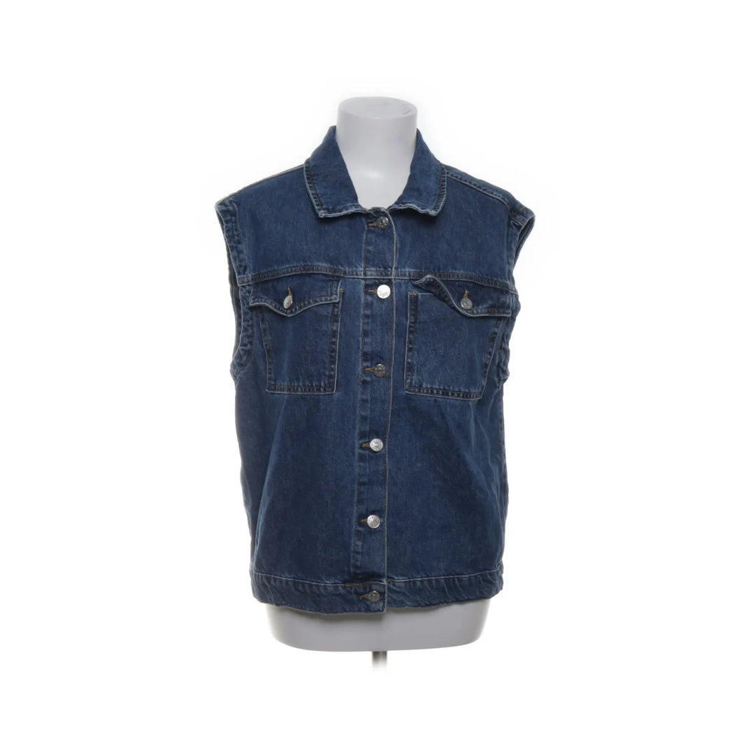 NA-KD | Blauw - Spijker gilet