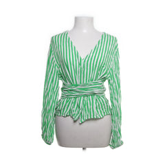 MbyM | Wit, Groen - Wikkelblouse