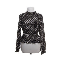Stine Goya | Zwarte Bloemenprint Blouse