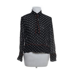 Ganni | Zwarte polkadot blouse